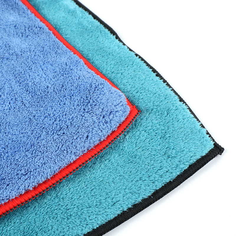 2PK 550GSM high density coral fleece car towel/sports towel/kitchen cleaning/bathroom cleaning