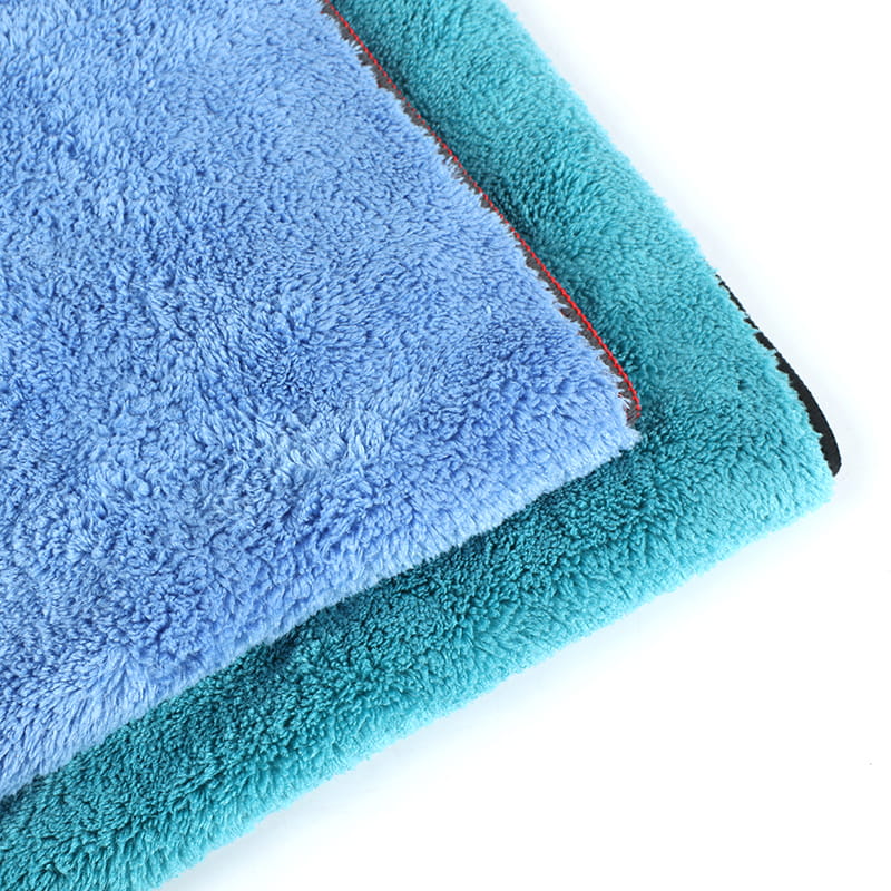 2PK 550GSM high density coral fleece car towel/sports towel/kitchen cleaning/bathroom cleaning