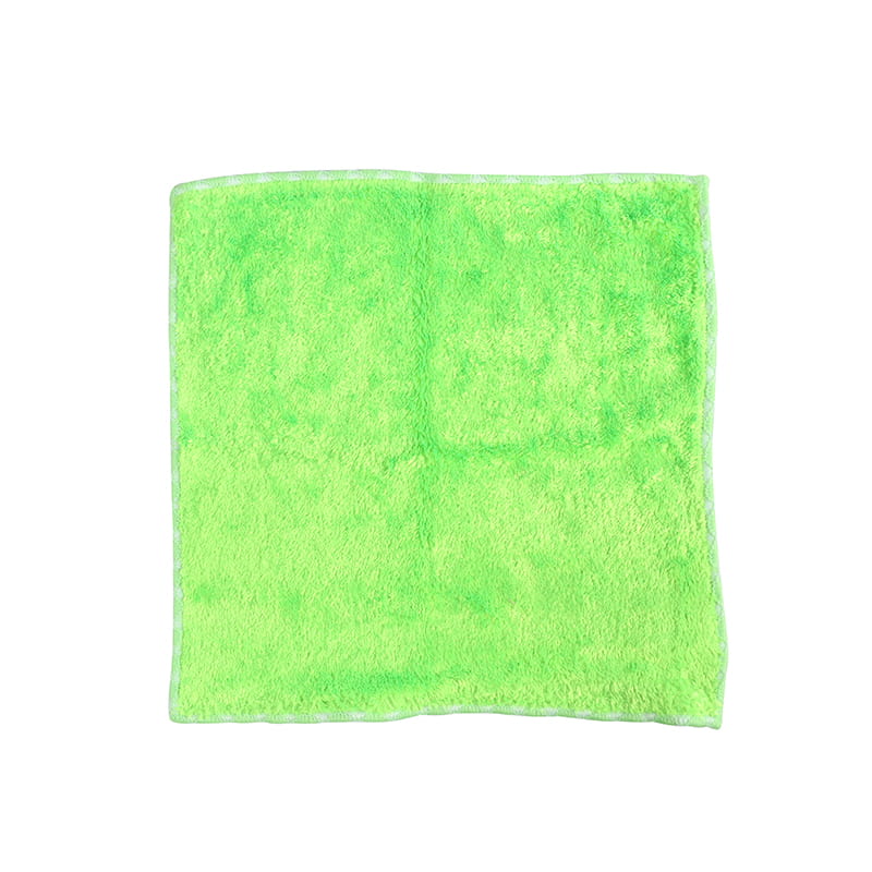 1PK Antibacterial Bright Coral Fleece Dish Towel